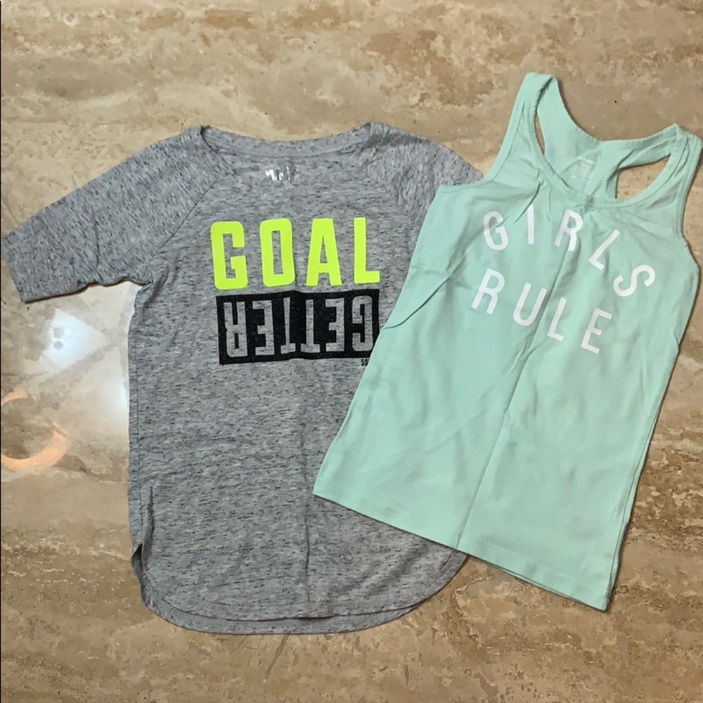 Justice Shirt & Old Navy Tank